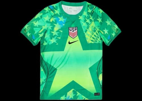 Nike USMNT 2026 Dri-Fit Stadium Goalkeeper Soccer Replica Jersey Stadium Green/Black/Black