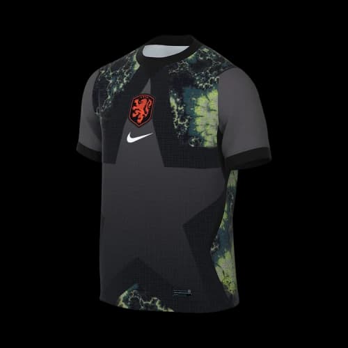 Nike Netherlands 2026 Stadium Goalkeeper Replica Jersey 'Black Medium Ash'