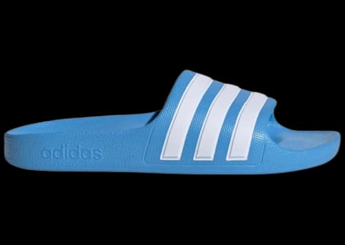 adidas Adilette Aqua Slides Blue Burst Cloud White (GS)