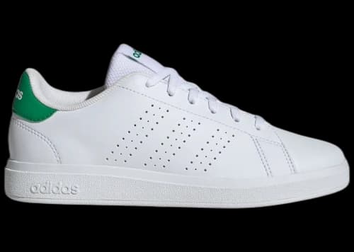 adidas Advantage Base 2.0 Cloud White Green (GS)