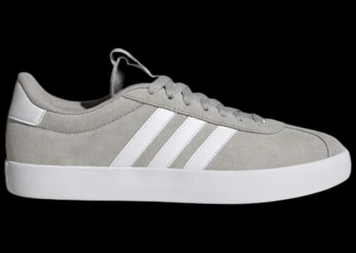 adidas Vl Court 3.0 Grey Cloud White Silver Metallic (Women's)