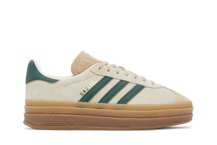 adidas Gazelle Bold Magic Beige Collegiate Green (Women's)