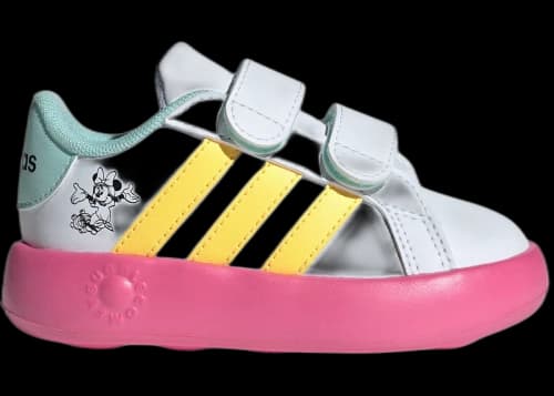 adidas Grand Court Minnie Sportswear Cloud White Spark Pulse Magenta (TD)