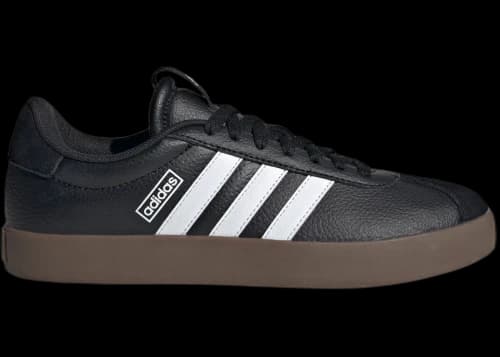 adidas Vl Court 3.0 Low Core Black Cloud White Gum (Women's)