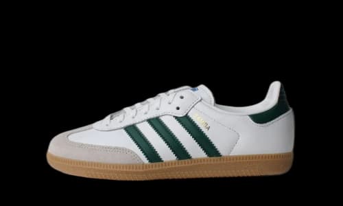 adidas Samba OG White Collegiate Green Gum (Kids)