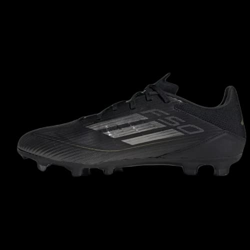 adidas F50 League Multi-Ground Core Black Iron Metallic Gold Metallic