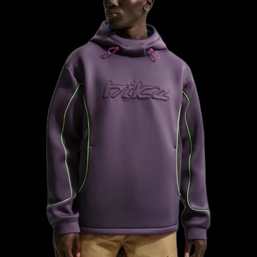 Nike Project F.R.O.G. Bubble Mesh Pullover Hoodie 'Dark Raisin/Brilliant Blue/Vivid Purple'
