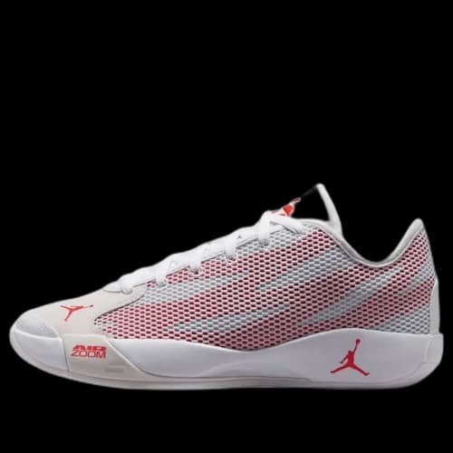 Air Jordan Luka 77 'White Swan Picante Red'