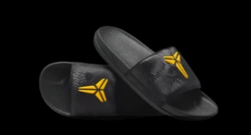 Nike Kobe Offcourt Slide Black University Gold