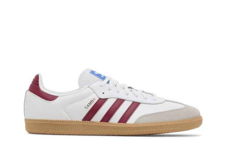 adidas Samba OG White Burgundy Gum