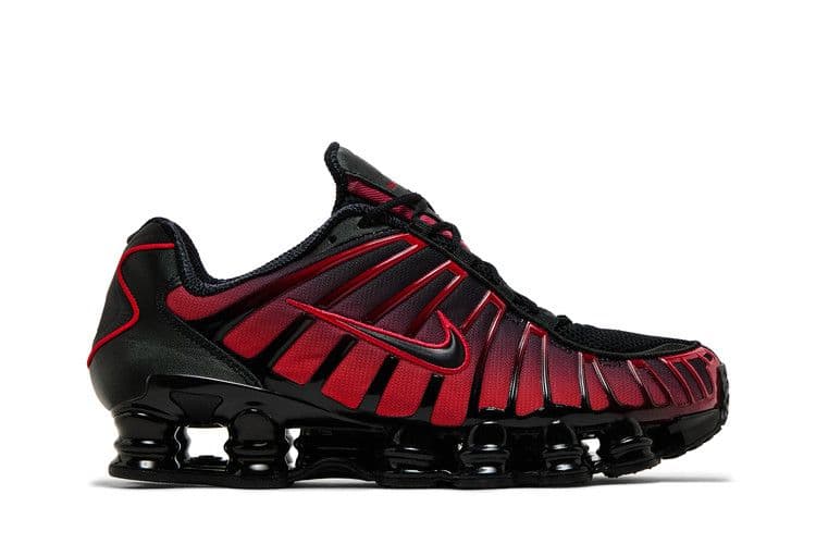 Nike Shox TL Black University Red Gradient