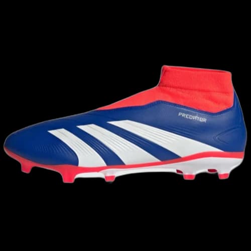 adidas Predator League Laceless FG Lucid Blue Cloud White Solar Red