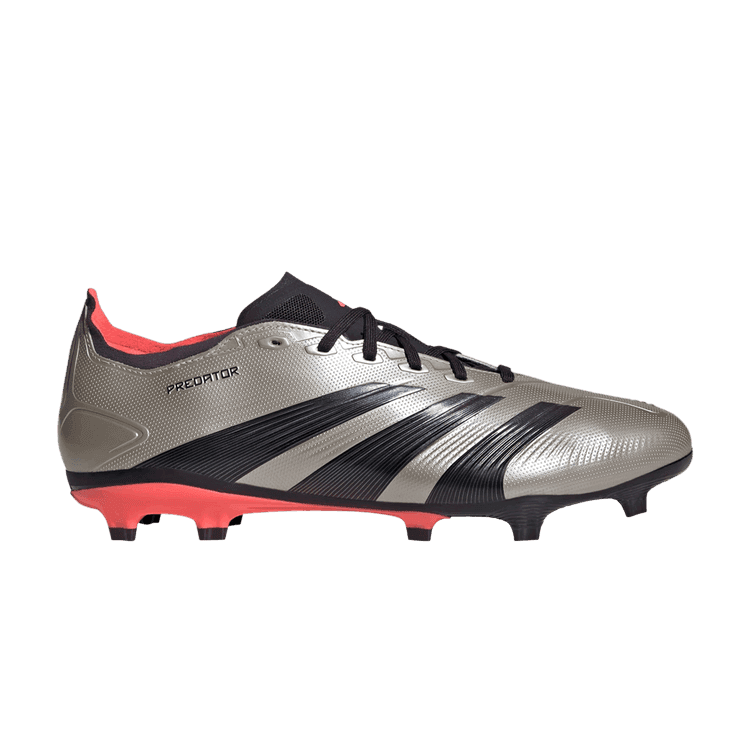 adidas Predator League FG Platinum Metallic Aurora Black Turbo