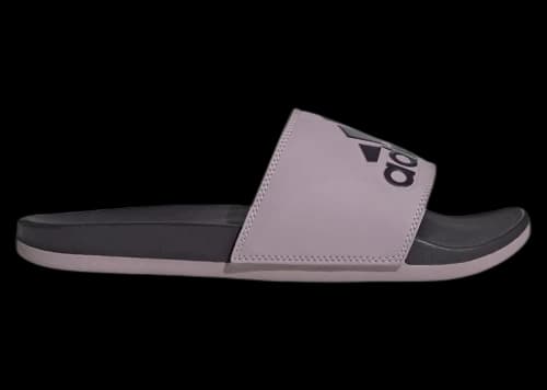 adidas Adilette Comfort Slides Aurora Black Preloved Fig