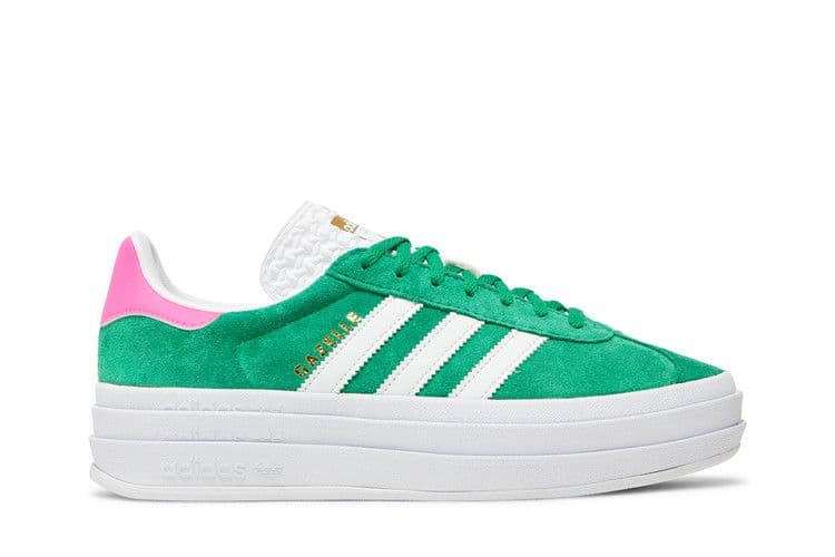 adidas Gazelle Bold Green Lucid Pink (Women's)