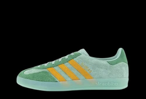 adidas Gazelle Indoor Hazy Green Crew Yellow (Women's)