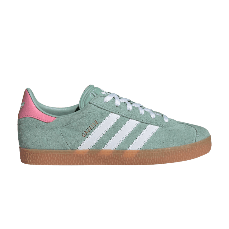 adidas Gazelle Hazy Green Bliss Pink (GS)