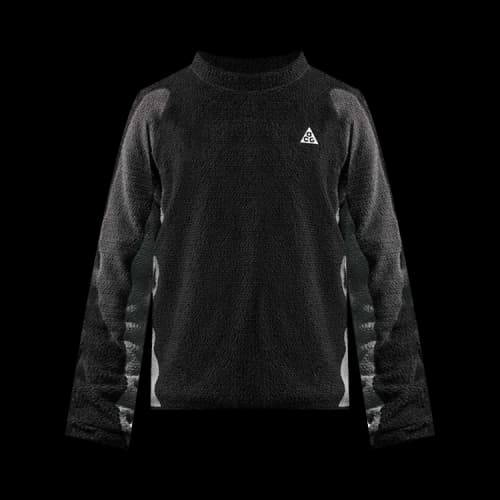 Nike ACG Wolf Tree Crewneck Sweatshirt Black