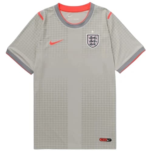 Nike England x Palace Academy Pro 2026 Football Jersey Pewter Grey/Bright Crimson