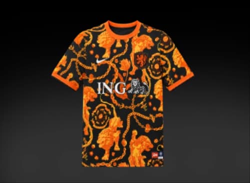 Nike x Patta KNVB Pre Match Jersey Orange