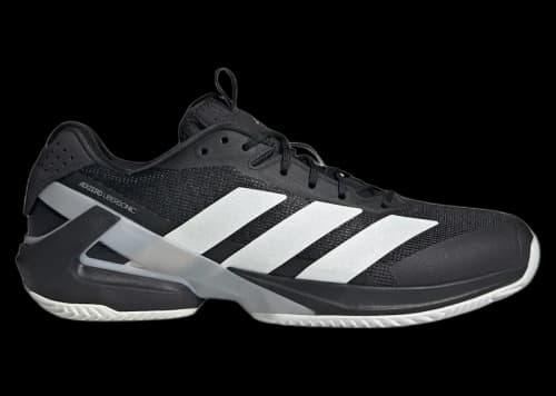 adidas Adizero Ubersonic 5 Clay Core Black Zero Metalic Grey Two
