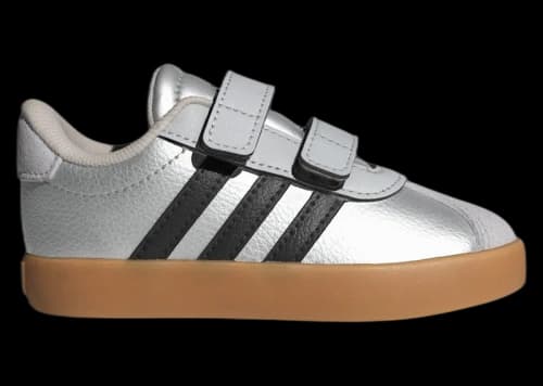 adidas VL Court 3.0 Silver Metallic Black Grey (TD)