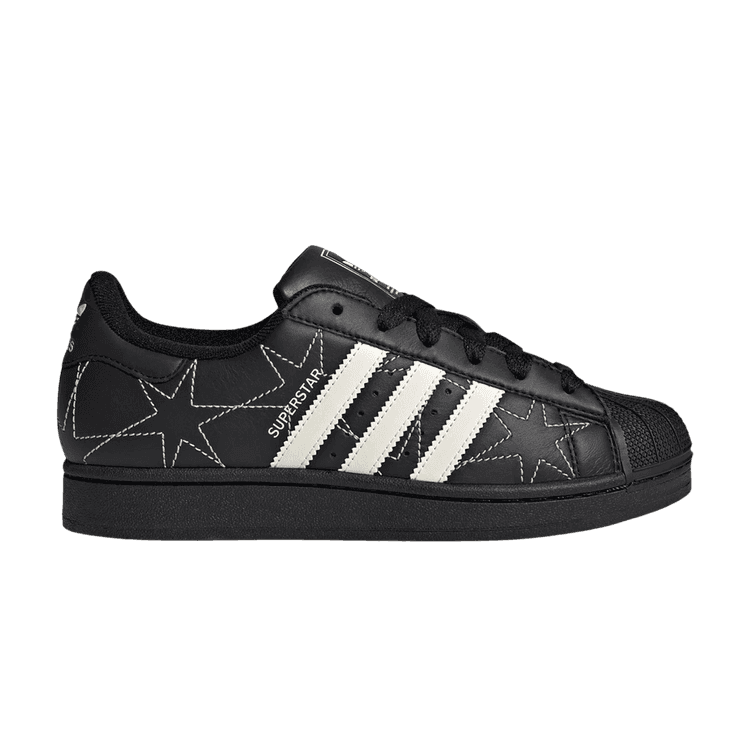 adidas Superstar II Black Cream White Stars (Women's)