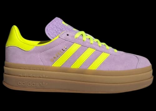 adidas Gazelle Bold Powder Plum Solar Yellow (Women's)