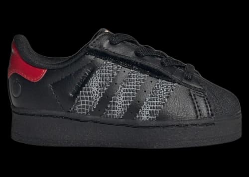 adidas Superstar LED Lights Comfort Closure Core Black Red (TD)