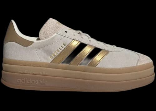 adidas Gazelle Bold Cream White Brown Desert (Women's)