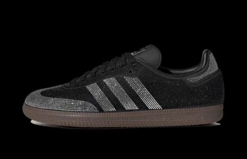 adidas Samba OG Rhinestone Black Silver (Women's)