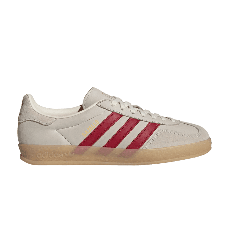 adidas Gazelle Indoor Cream White Red Gum