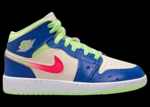 Jordan 1 Mid SE Game Royal Barely Volt Infrared (GS)