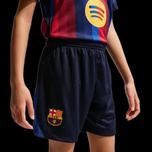 (GS) Nike x F.C. Barcelona 2026/27 Stadium Home Dri-FIT Replica Shorts 'Deep Garnet Blue Void Mineral Yellow'