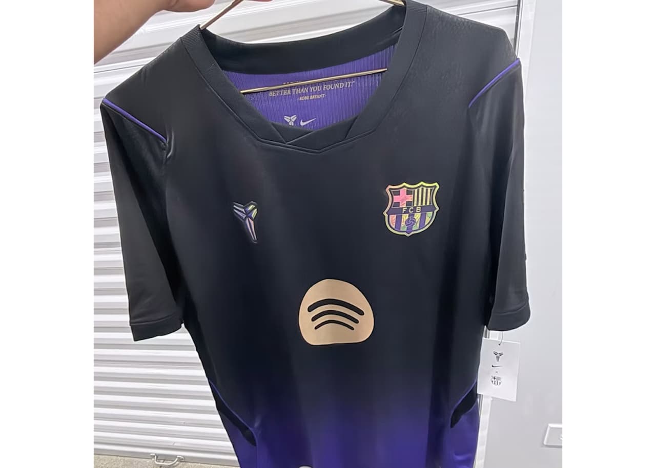 Nike FC Barcelona x Kobe Bryant Special Edition Jersey Black
