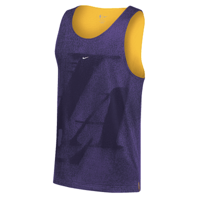 Nike Los Angeles Lakers Standard Issue Jersey 'Field Purple Amarillo'