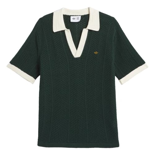 adidas x CLOT Knit Polo Green Night