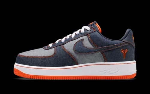 Nike Air Force 1 Low Protro Kobe Bryant Denim Obsidian Safety Orange
