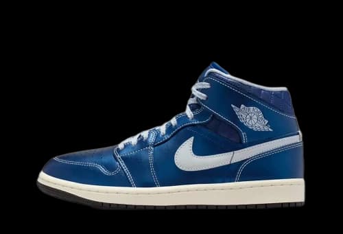 Jordan 1 Mid SE Metallic Blue Quilted (Women's)