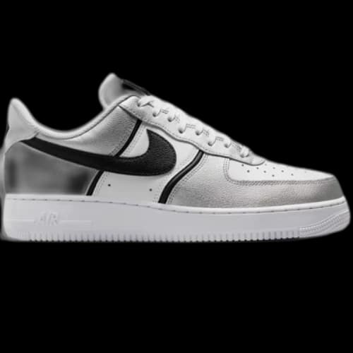 Nike Air Force 1 Low '07 LV8 Metallic Silver White Black