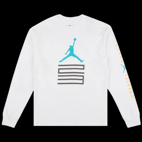 Jordan Brooklyn AJ11 Graphic Long Sleeve Tee White
