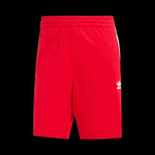 adidas Adicolor Firebird Shorts Better Scarlet/White