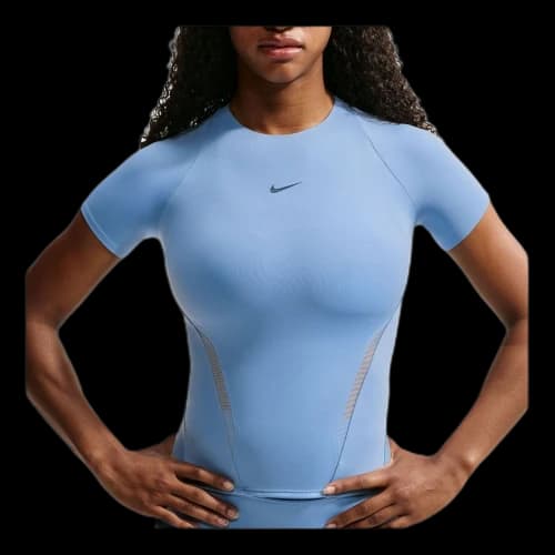 Nike Universa Mesh T-Shirt 'Work Blue Chambray New Slate' (Women's)