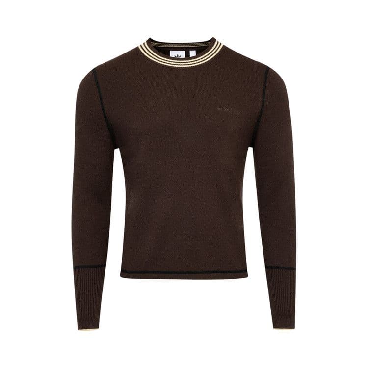 adidas x Wales Bonner Long Sleeve Knit Top Dark Brown