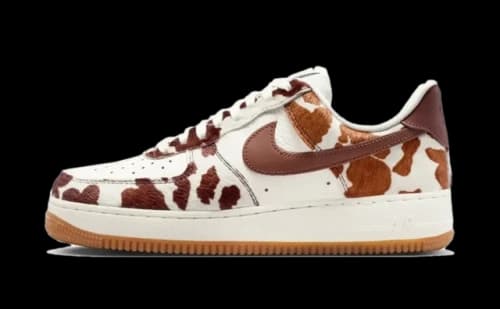 Nike Air Force 1 Low Cow Print Field Brown (Women's)