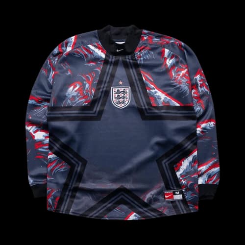 Nike England Authentic Goalkeeper Soccer Shirt 'Black/Obsidian/White'