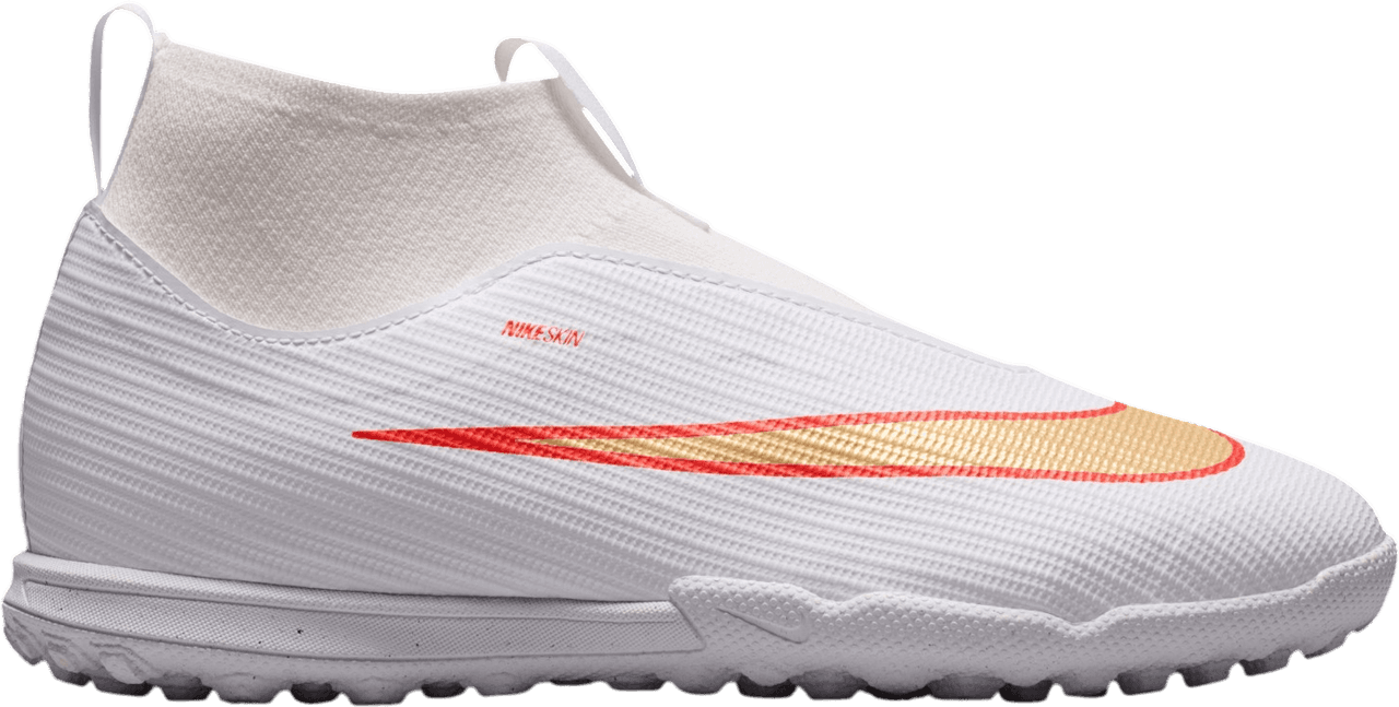 Nike Jr. Mercurial Superfly 11 Academy Turf High-Top GS 'White Bright Crimson Blur'