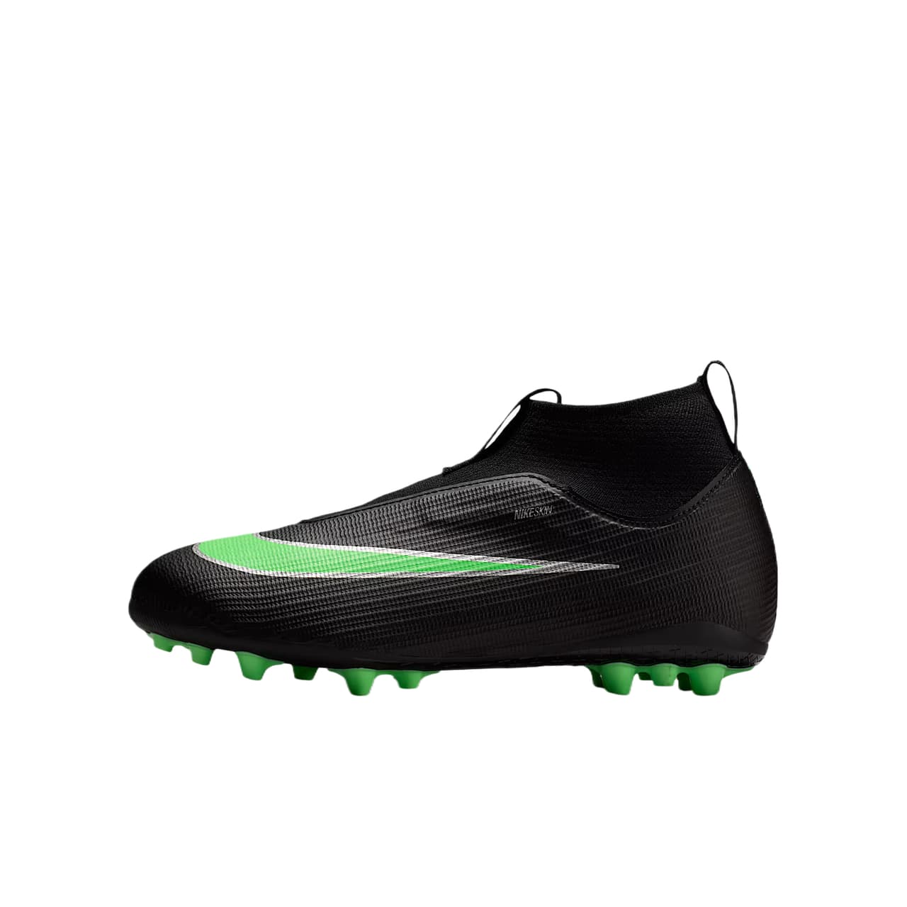 Nike Jr. Mercurial Superfly 11 Academy Ag High-Top GS 'Black Illusion Green'