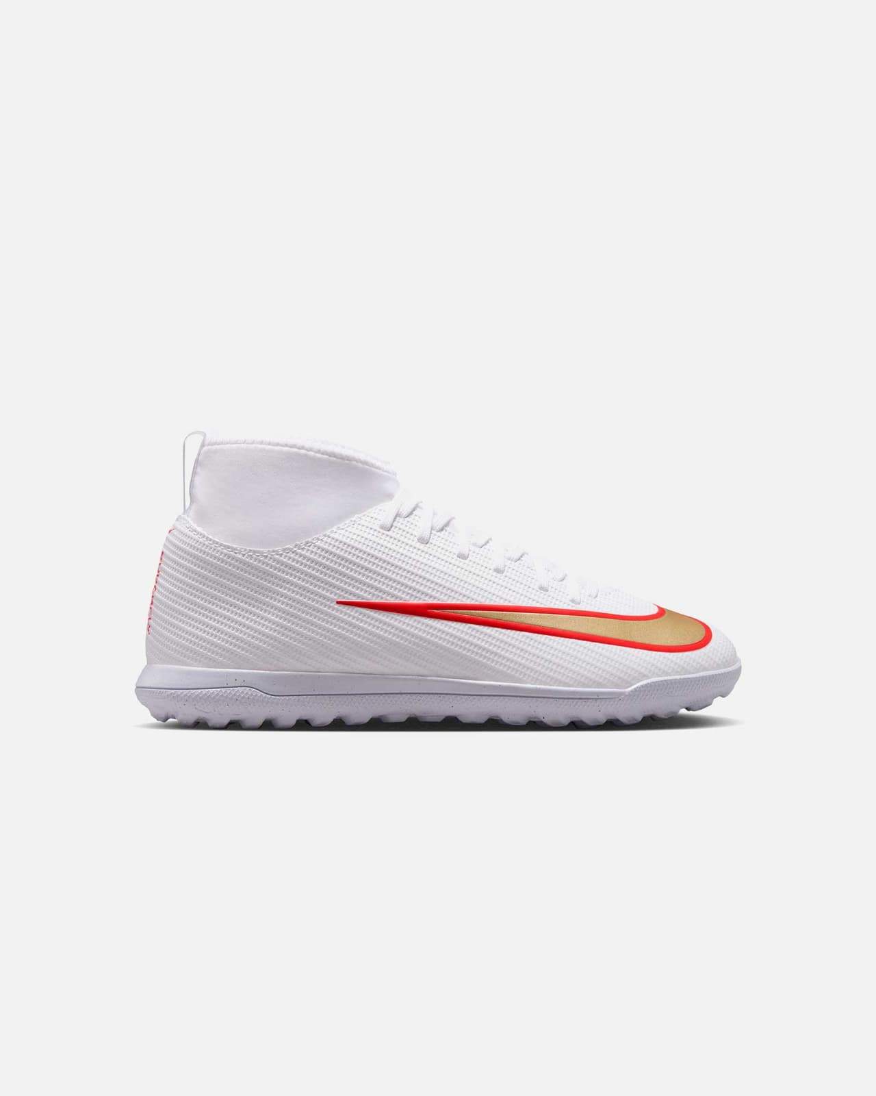 Nike Jr. Mercurial Superfly 11 Club Turf High-Top GS 'White Bright Crimson Blur'