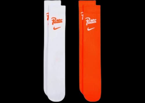 Nike x Patta KNVB Crew 2 Pack Socks White/Orange